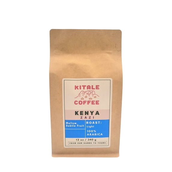 Kenya Zazi AB Light - Roasted by Kitale Coffee Company - Freshly Ground Coffee - 12 Ounce Bag