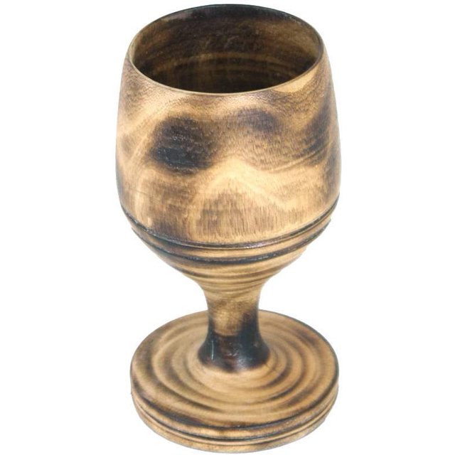 Kenyan Rosewood Kwanzaa Unity Cup Handmade Wooden Cup/Wine Cup