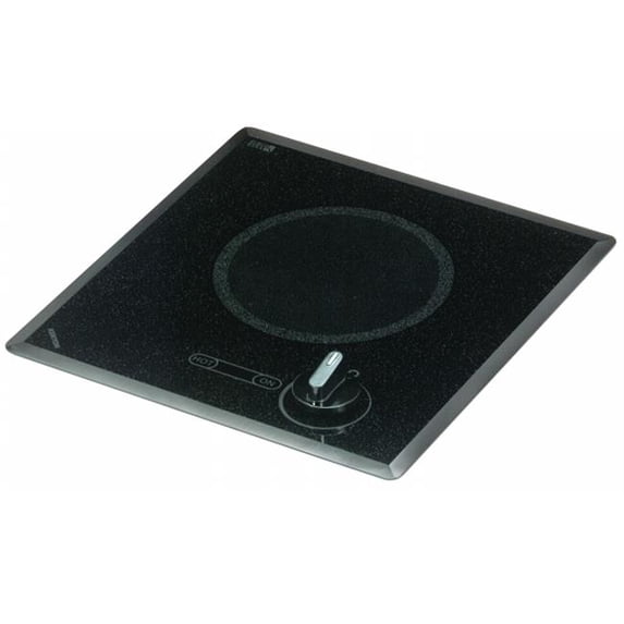 Kenyon B41518 Mediterranean Series Single Burner Cooktop- black with analog control- 6 .50 inch 240V UL