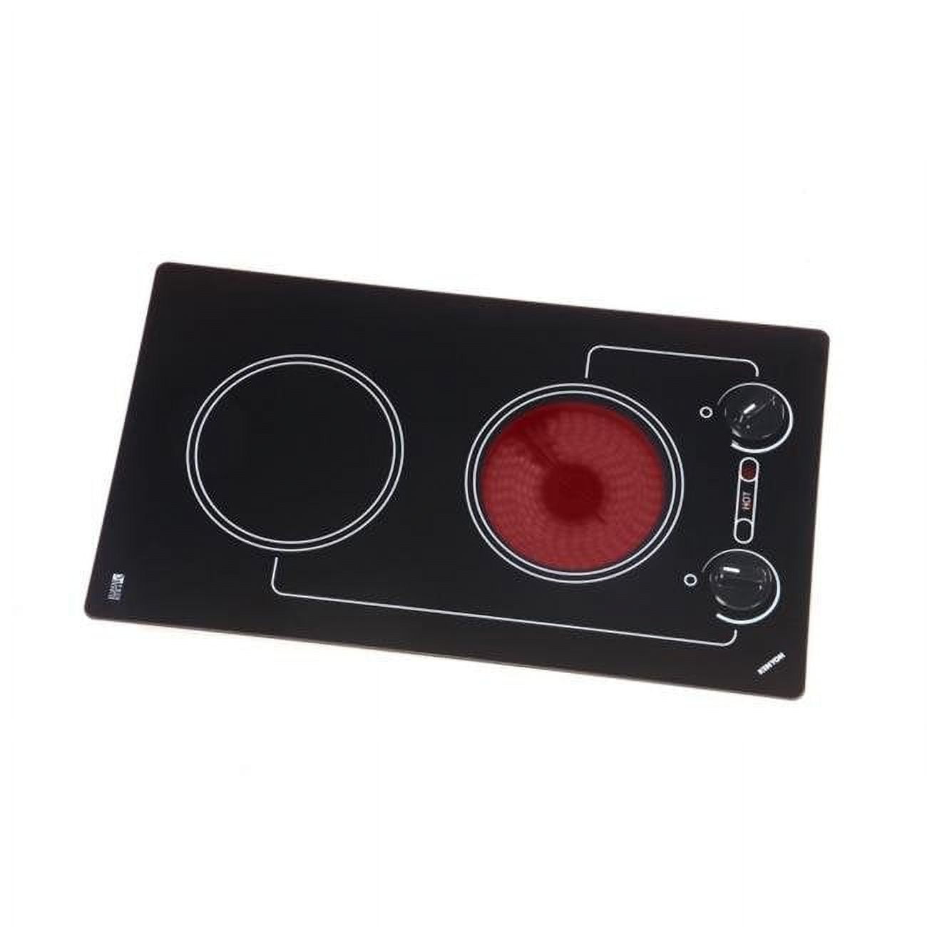 Kenyon B41602 Caribbean Series 2burner Cooktop black with analog