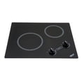 thumbnail image 1 of Kenyon B41603 6-1/2 and 8-Inch Arctic 2-Burner Cooktop with Analog Control UL, 120-volt, Black, 1 of 3
