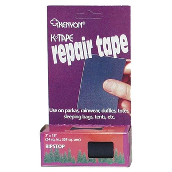Kenyon Ripstop & Taffeta Repair Tape - Navy K-Tape for Quick Fixes and Patches