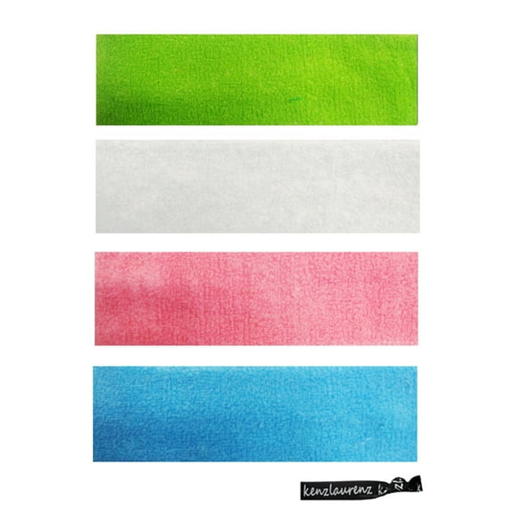 Kenz Laurenz Sweatbands 4 Terry Cotton Sports Headbands Sweat Absorbing Head Bands Bright Colors