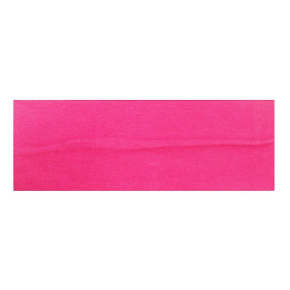 Kenz Laurenz Wide Cotton Headband Soft Stretch Headbands Sweat Absorbent Elastic Head Band Hot Pink