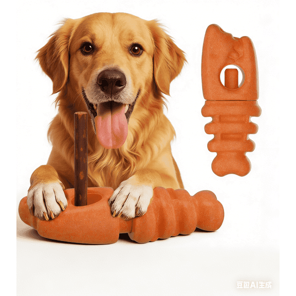 Kenzek Dog Toy for Large Dogs, Fits Various Bully Sticks - for Small, Medium, Large Dog, BPA-Free Non-Slip Anti-Choking Design
