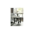thumbnail image 1 of Kenzo Black End Table with Marble Top Finish, 1 of 4