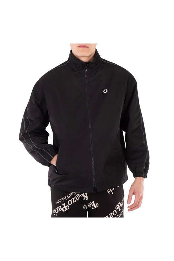 Boke Flower Motif Zip-Up Jacket, Size Medium