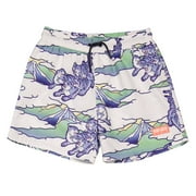 Kenzo Boys Animal Print Drawstring Swim Shorts, Size 10