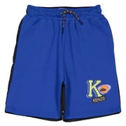 Kenzo Boys Electric Blue Logo Bermuda Cotton Shorts, Size 6