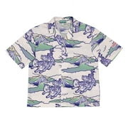 Kenzo Boys Tiger Print Cotton Poplin Shirt, Size 8