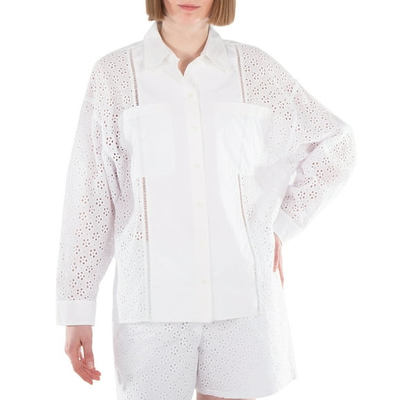 Kenzo Classic Collar Long Sleeve Shirt, Brand Size 40 (US Size 8)