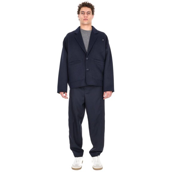 Kenzo Cropped Wool-Alpaca Work Jacket (Men's)