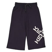 Kenzo Girls Charcoal Grey Cotton K Sports Logo Joggers, Size 6Y