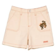 Kenzo Girls Ice Pink Cotton Tiger Shorts, Size 4Y