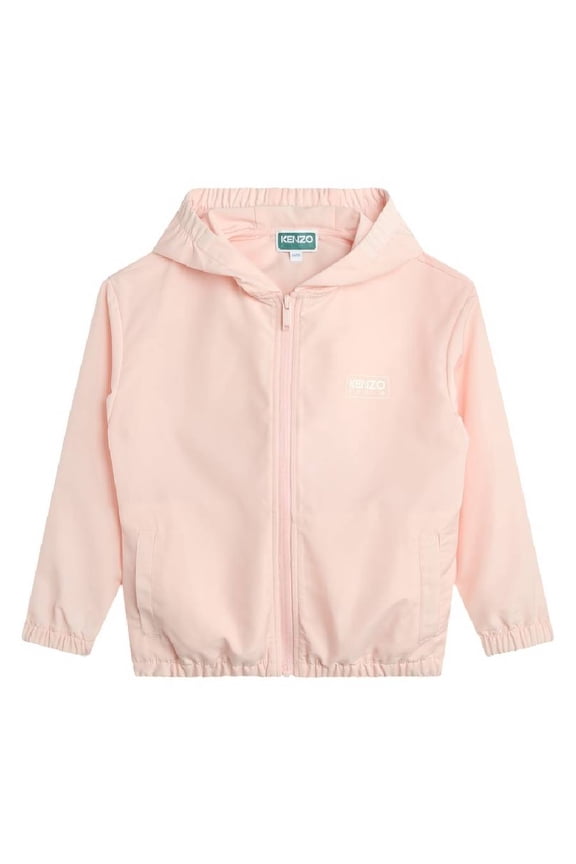 Girls Logo-Print Hooded Jacket, Size 10Y