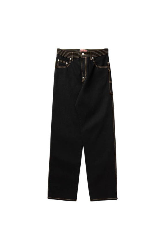 Japanese Denim Cargo Jeans, Waist Size 32"