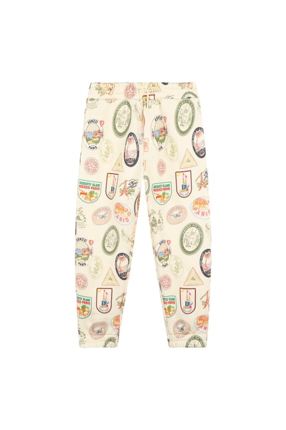 Kids All-Over Print Cotton Joggers, Size 14Y