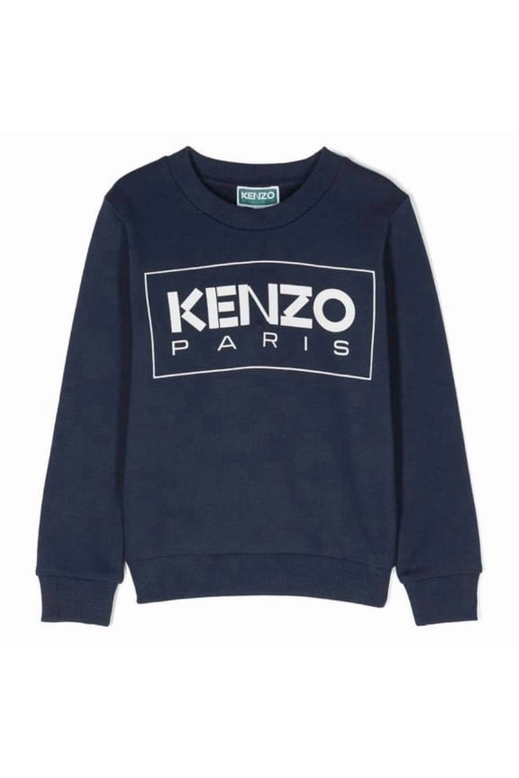 Kids Box Logo Embroidered Sweatshirt, Size 6Y