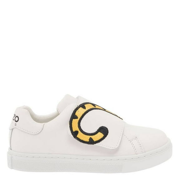 Kenzo Kids Embroidered-Tiger Touch-Strap Sneakers, Brand Size 30 (13 Little Kids)