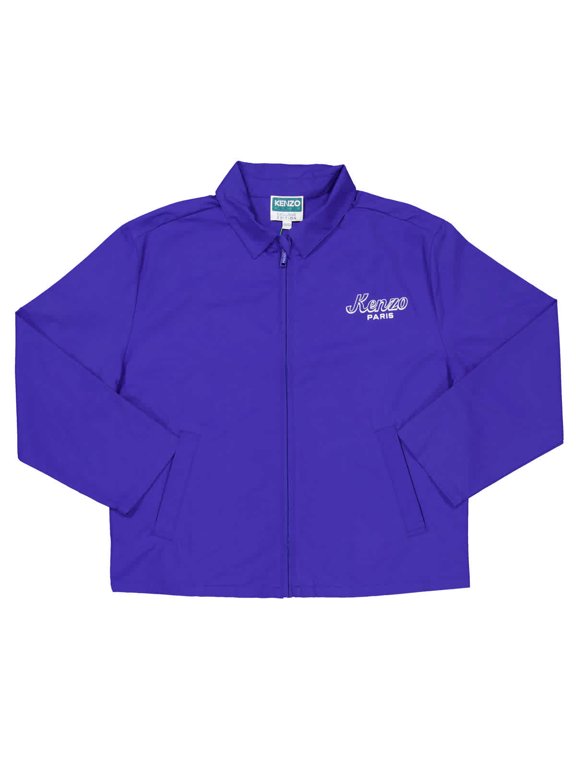 Kids Logo Embroidered Varsity Jacket, Size 6Y