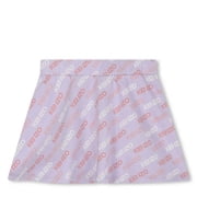 Kenzo Kids Monogram Print Mini Skirt, Size 8Y