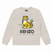 Kenzo Kids Tiger Print Cotton Sweatshirt, Size 8Y