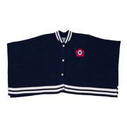 Kenzo Kids Varsity Knit Cape, Size 4Y