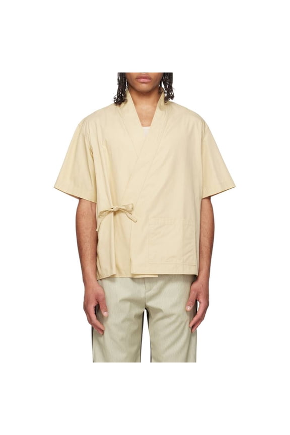 Kimono Cotton Ripstop Shirt, Size Small