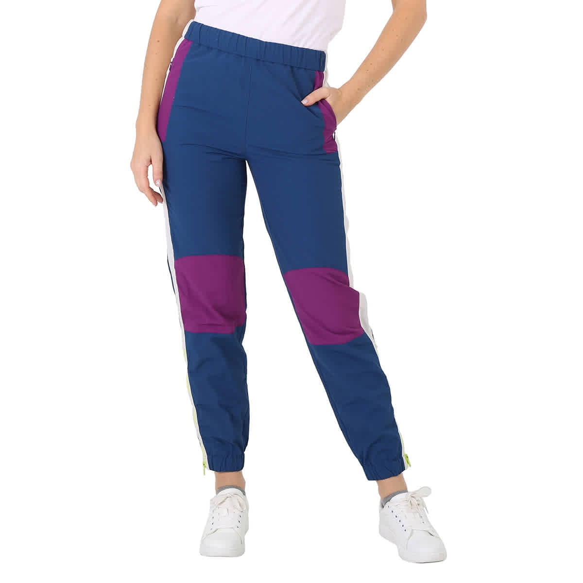 Kenzo Ladies Colorblock Sport Tracksuit Nylon Trousers Brand Size 38 US Size 6 Walmart