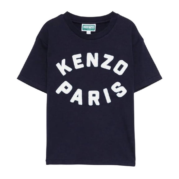 Kenzo Logo Patch Crew Neck T-Shirt, Size 6