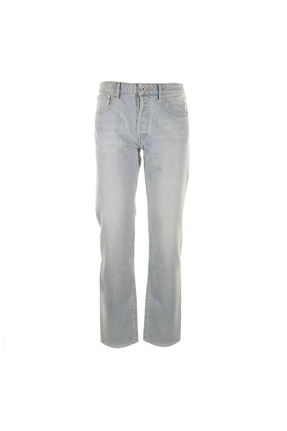 Men's Medium Stone Blue Denim Slim Jeans, Waist Size 29"