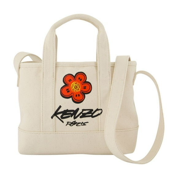 Men's Tote Bag Small - Cotton - White Neutrals
