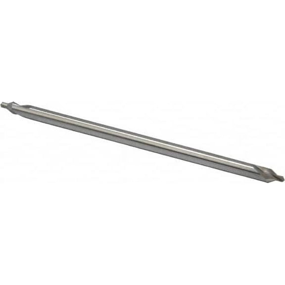 Keo #2 Plain Cut 60 Incl Angle HSS Combo Drill & Countersink 3/16" Body Diam, 5/64" Point Diam x 5/64" Point Length, 4" OAL, Right Hand Cut, Double End