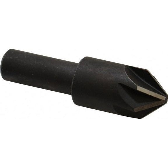 Keo 3/4" Head Diam, 1/2" Shank Diam, 6 Flute 82 High Speed Steel Countersink