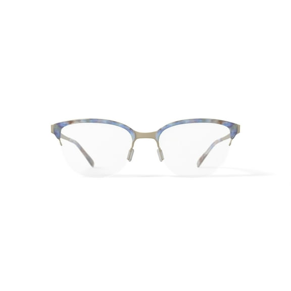 Keo Womens Kaydi Cat Eye Prescription Eyeglasses with Case, Gold-Tone Blue Tortoise