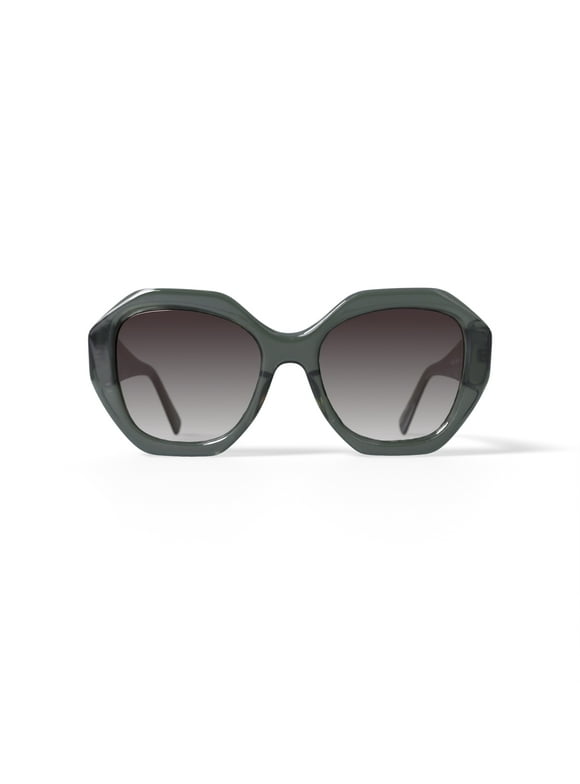 Womens Kenley Rx-Able Sunglasses Eyeglasses with Case, Green Crystal, Size 54-18-151