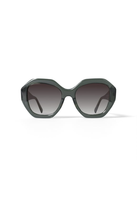 Womens Kenley Rx-Able Sunglasses Eyeglasses with Case, Green Crystal, Size 54-18-151