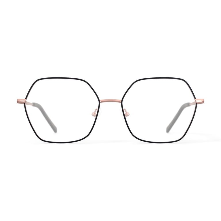 Keo Women's Koda Oversized Prescription Eyeglasses with Case, Rose