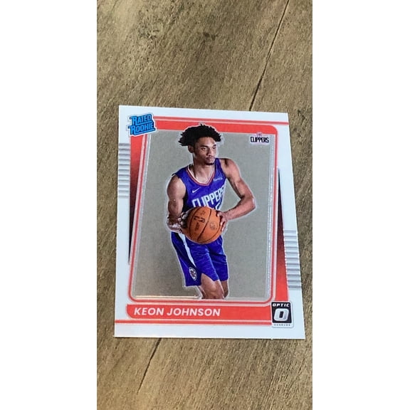 Keon Johnson 2021-22 Donruss Optic 192 trading card