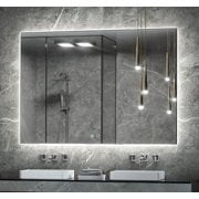 Keonjinn  LED Backlit Bathroom Vanity Mirror Anti-Fog Dimmable Lighted CRI90 High Definition(Horizontally/Vertically) 48*36 N/A