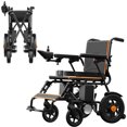 thumbnail image 1 of AMZFUN Folding Electric Wheelchair, 20+ Long Miles Range ,Elderly Friendly Lightwight Electric Wheelchair with Joystick, 300Lbs Capacity For All Terrain Fit, Orange, 1 of 9