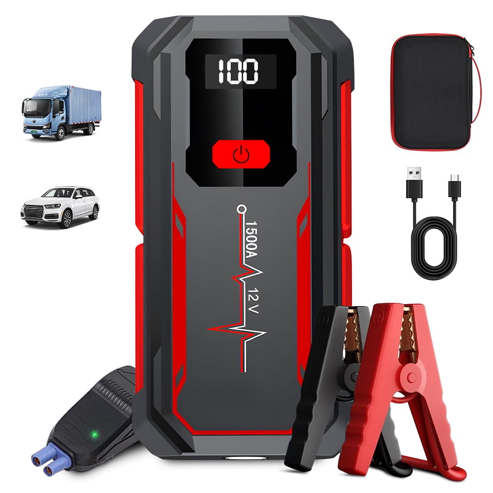 Kepeak Car Jump Starter 1500A Jump Starter Battery Pack for Up to 6.0L ...