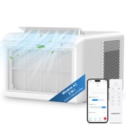 KeplerX 7900 BTU Window Air Conditioner with Dehumidifier, 2-in-1 Window AC, Smart Inverter, Independent Dehumidification, 48 Pints/Day, Energy Star, Quiet Operation, Wifi Control, Cools 350 Sq. Ft