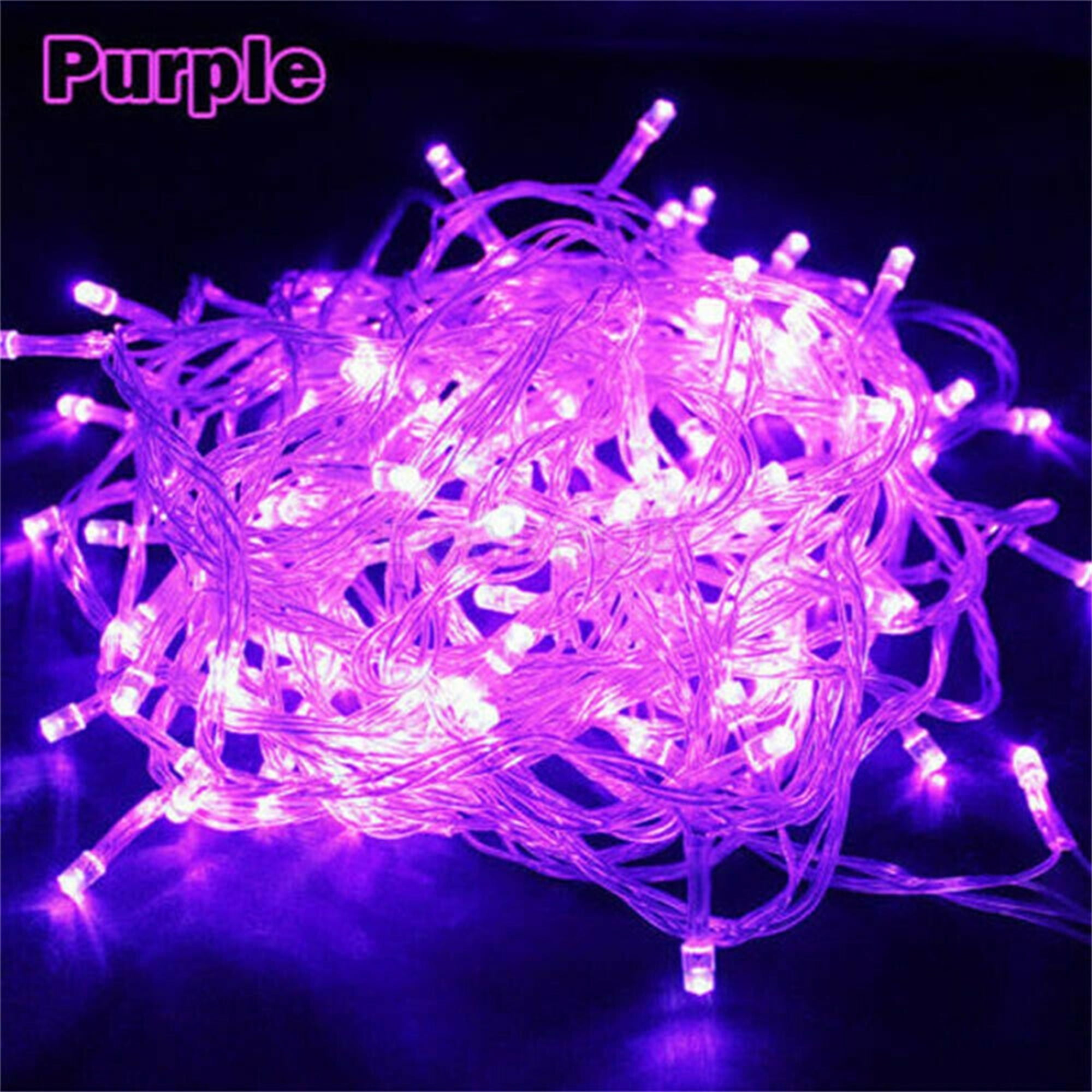 Kepooman 32FT Christmas Tree Fairy String Party Lights, 100 LED Xmas Tree Waterproof Color Lamp for Xmas Tree, Purple Kepooman 32FT Christmas Tree Fairy String Party Lights, 100 LED Xmas Tree Waterproof Color Lamp for Xmas Tree, Purple