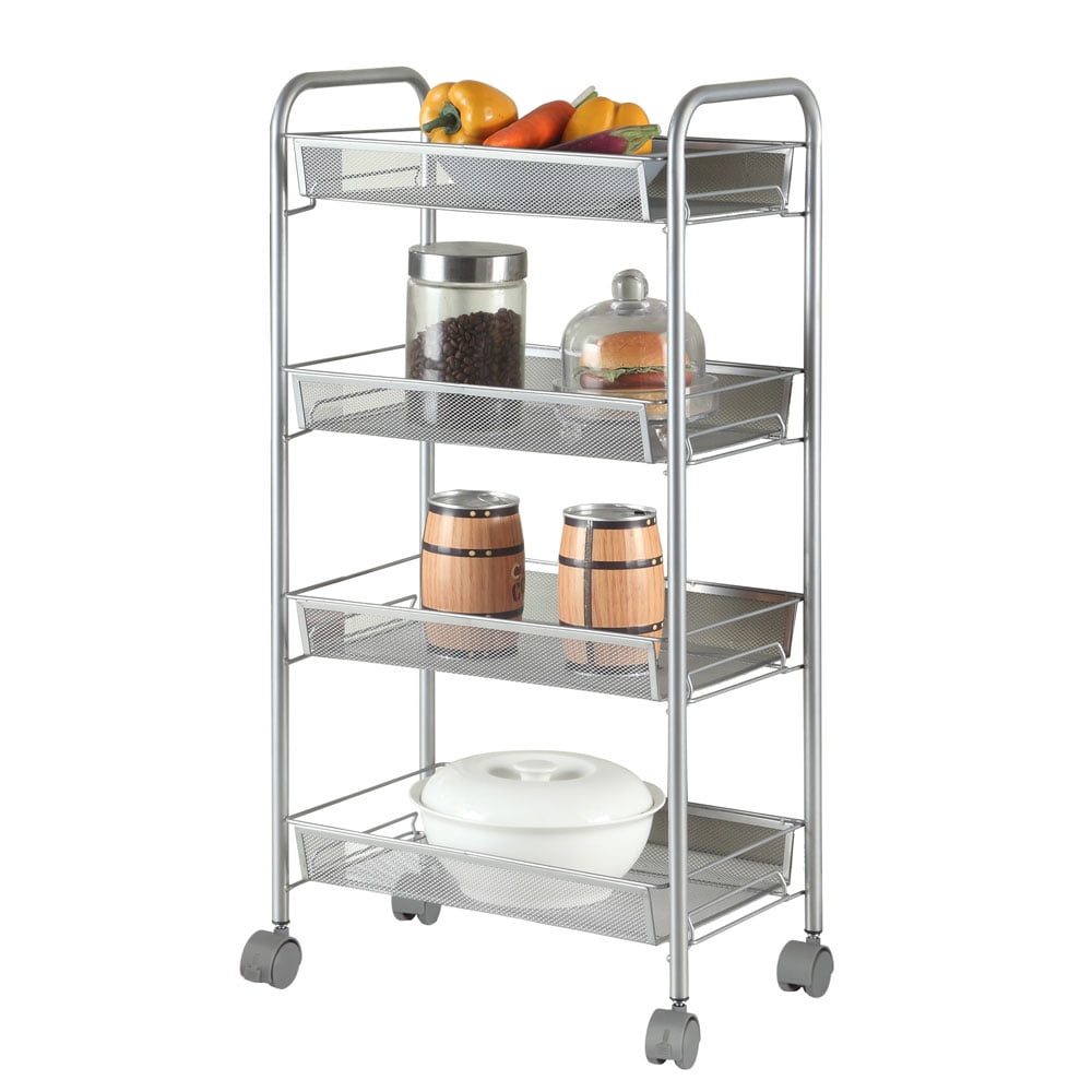 Kepooman 4-Tier Wire Shelving, Metal Storage Rack Shelving Unit Storage Shelf Kepooman 4-Tier Wire Shelving, Metal Storage Rack Shelving Unit Storage Shelf