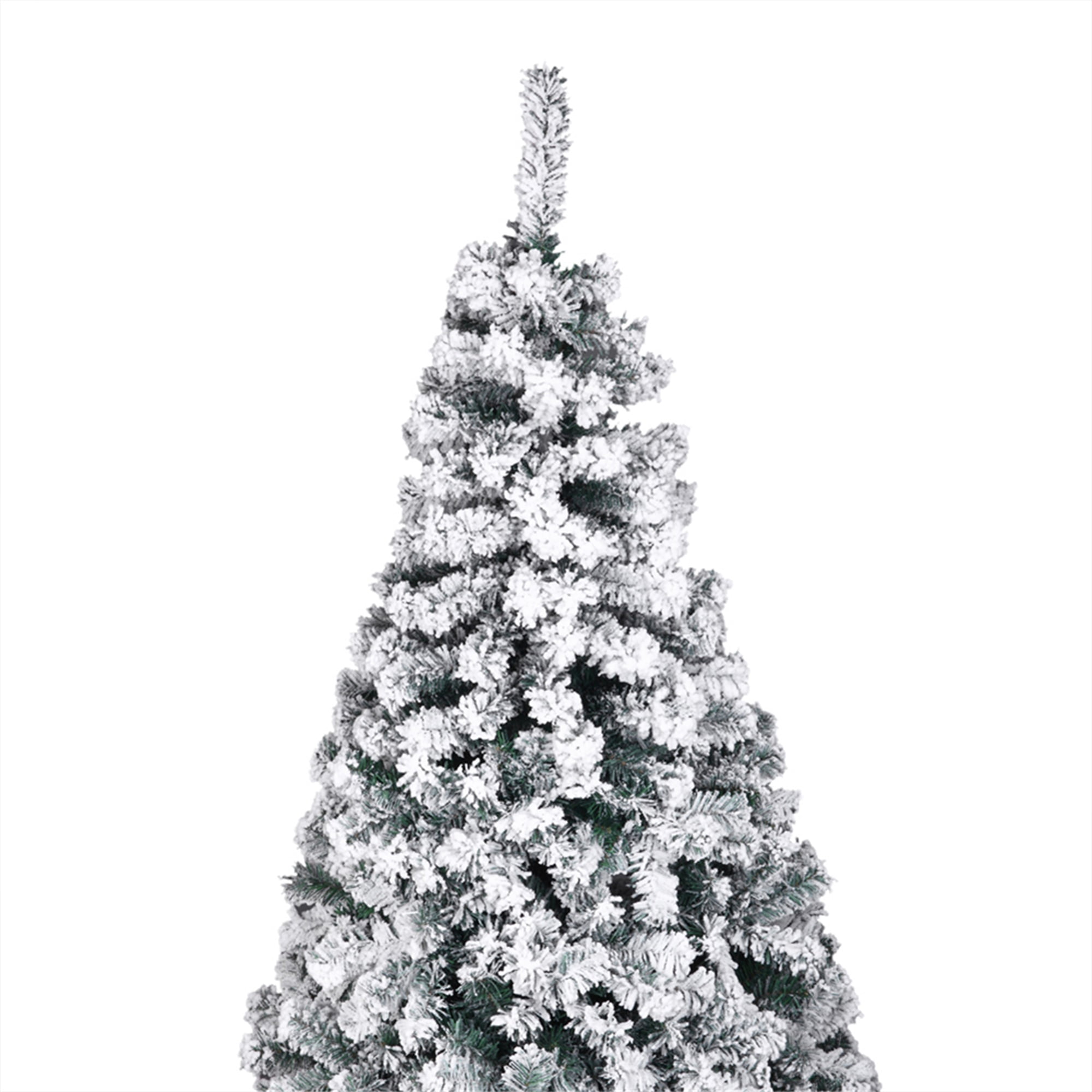 Kepooman 6FT PVC Flocking Christmas Tree, 750 Branches Xmas Tree with Stand, Artificial Christmas Tree for Party Decor, Green Kepooman 6FT PVC Flocking Christmas Tree, 750 Branches Xmas Tree with Stand, Artificial Christmas Tree for Party Decor, Green