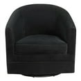 thumbnail image 1 of Kepooman Accent Chair,Armchair,Lounge Reading Armchair,Assembly Accent Chair with 360-Degree Swivel Metal Base for Living Room, 1 of 9