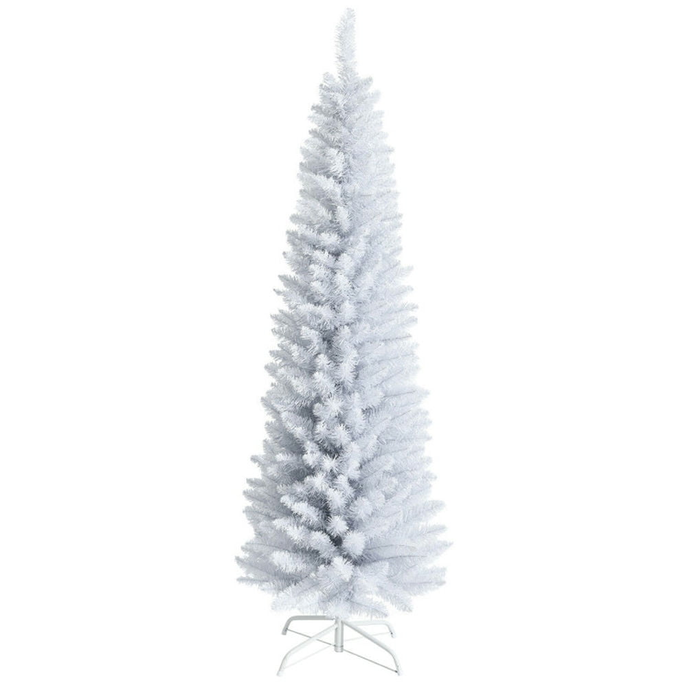 Kepooman Christmas Tree, Xmas Tree,6 Feet Unlit Artificial Slim Pencil Christmas Tree with Metal Stand Kepooman Christmas Tree, Xmas Tree,6 Feet Unlit Artificial Slim Pencil Christmas Tree with Metal Stand