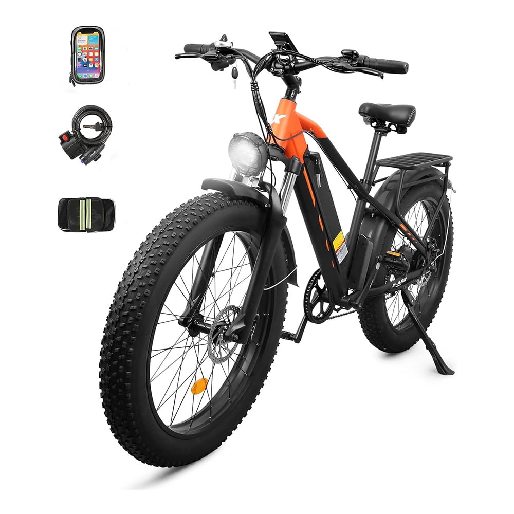 Kepooman City Ebikes Street E-Bike,Electric Bike,Electric Bike 1000W Motor Fat Tire 26x4 Mountain Bike[Unable to ship on weekends, please place orders with caution]