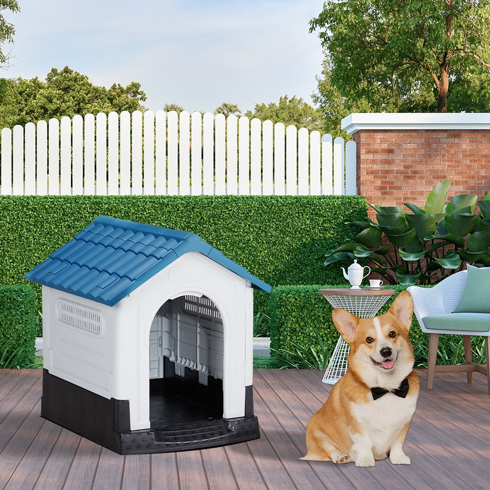 Kepooman Dog House, Dog Kennel,26 Inch Plastic Dog House, Indoor